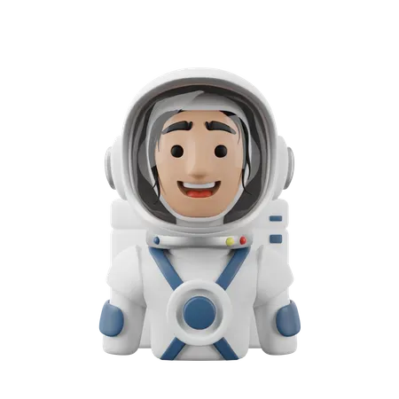 3 D Illustration Avatar Astronaut Female 3D Icon