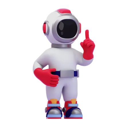 Astronaut warnt  3D Icon