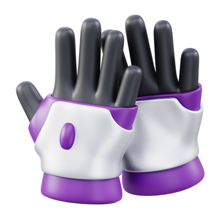 Astronaut Gloves  3D Icon