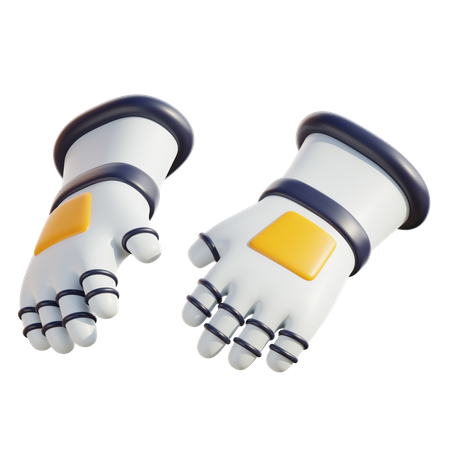 Astronaut Gloves  3D Icon