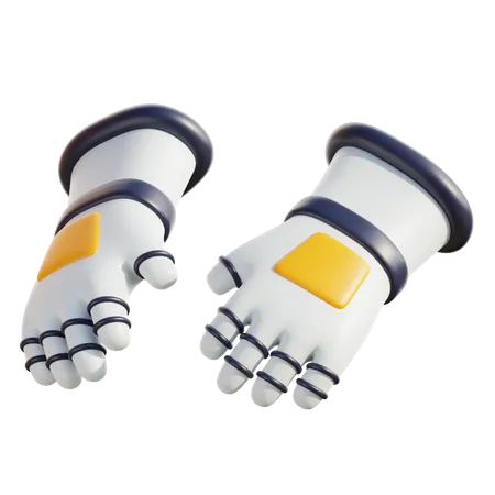 Astronaut Gloves  3D Icon