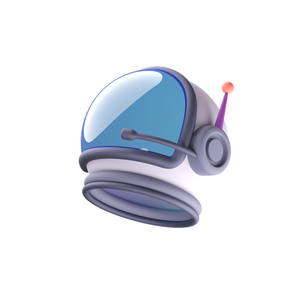 Astronaut Helmet  3D Icon