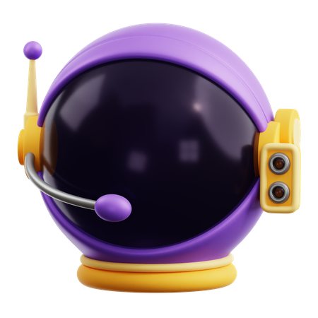 Astronaut Helmet  3D Icon