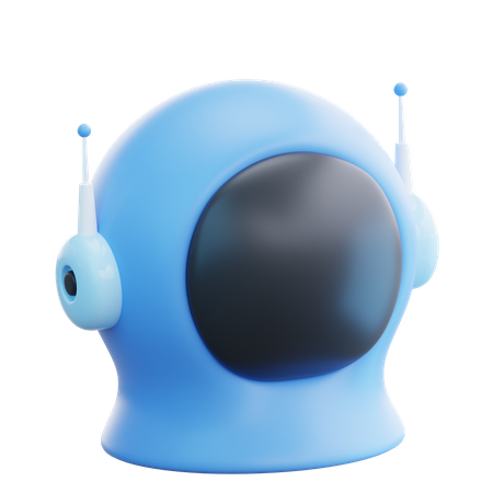 Astronaut Helmet  3D Icon