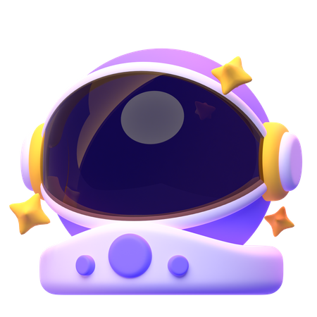 Astronaut Helmet  3D Icon