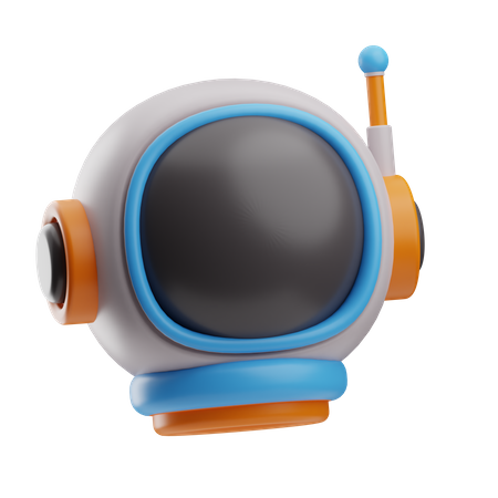 Astronaut Helmet  3D Icon