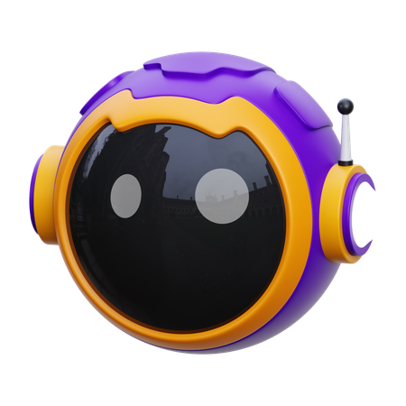 Astronaut Helmet  3D Icon
