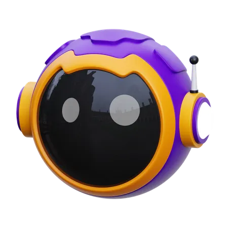 Astronaut Helmet  3D Icon