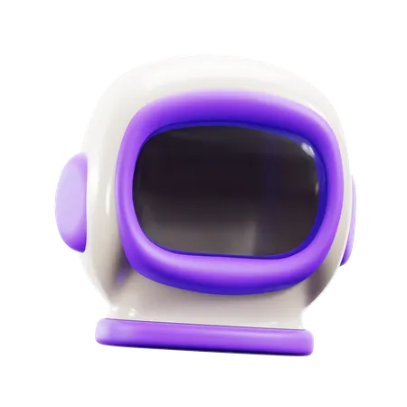 Astronaut Helmet  3D Icon