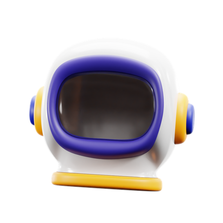 Astronaut Helmet  3D Icon