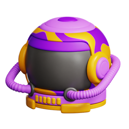 Astronaut Helmet  3D Icon