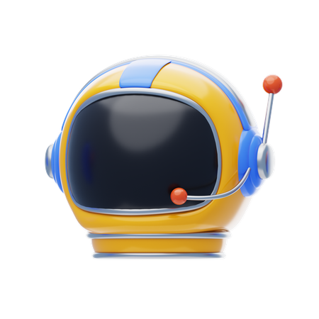 Astronaut Helmet  3D Icon