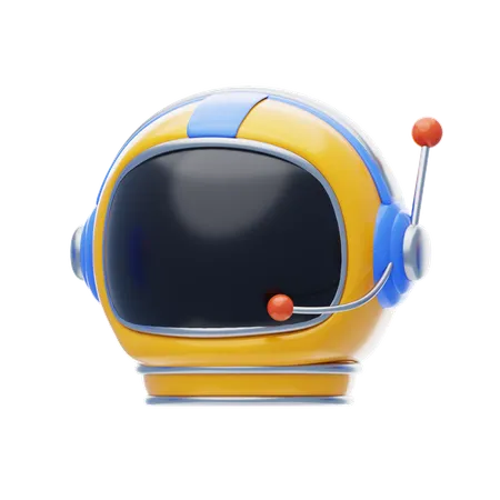 Astronaut Helmet  3D Icon