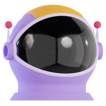 Astronaut Helmet  3D Icon