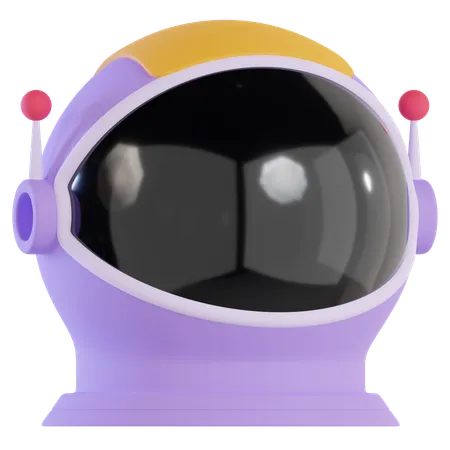 Astronaut Helmet  3D Icon