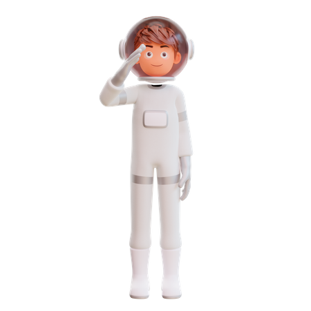 Astronaut Indonesia Independence Day 3D Illustration