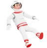 Astronaut Is Flying