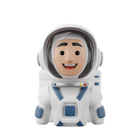 Astronaut Male  3D Icon