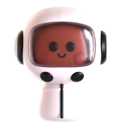 Astronaut Proffesion  3D Icon