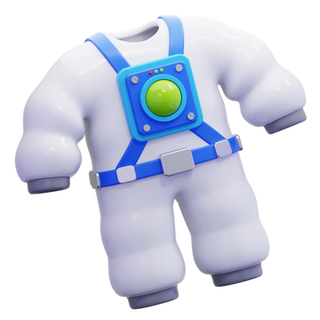 Astronaut Suit  3D Icon