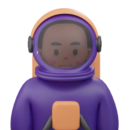 Astronauta  3D Icon