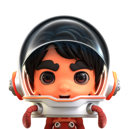 Astronauta  3D Icon