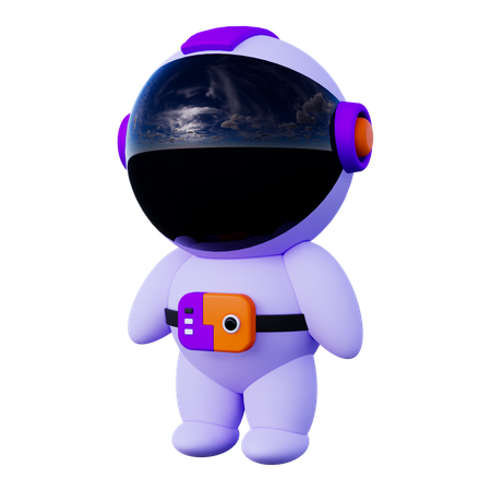 Astronauta  3D Icon