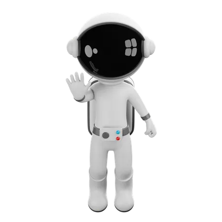 Astronauta  3D Illustration