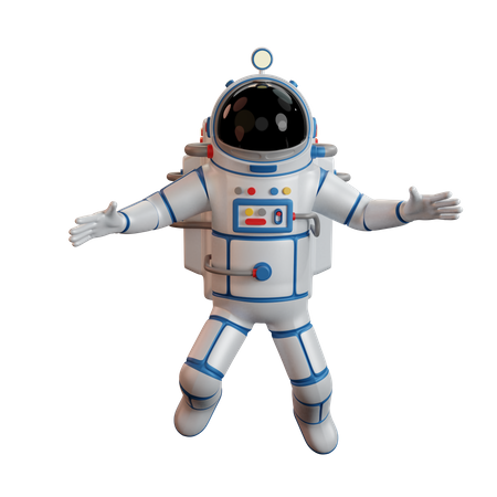 Astronauta  3D Illustration