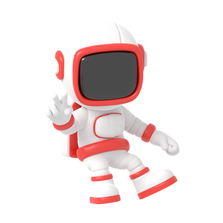 Astronauta  3D Illustration