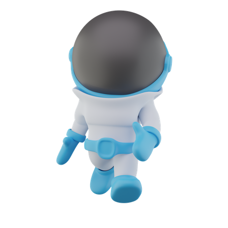 Astronauta caminando  3D Icon