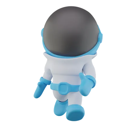 Astronauta caminando  3D Icon