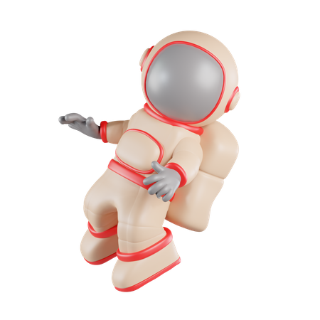 Astronauta espacial  3D Icon