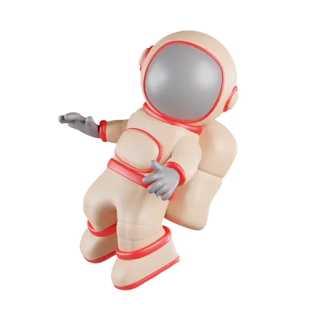 Astronauta espacial  3D Icon