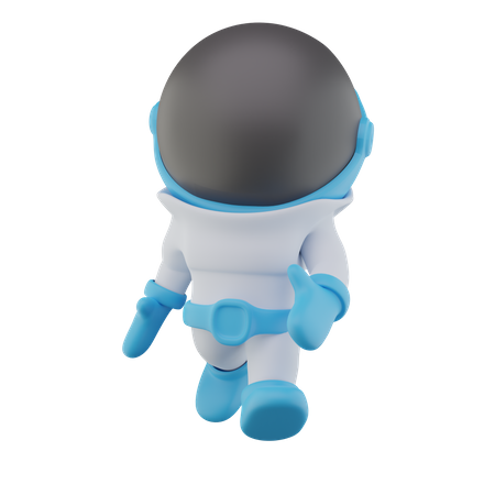 Astronauta caminando  3D Icon