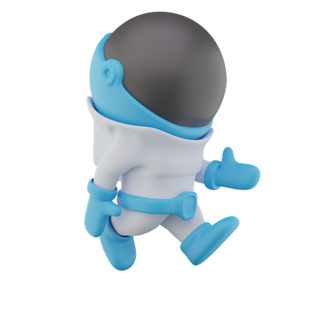 Astronauta caminando  3D Icon