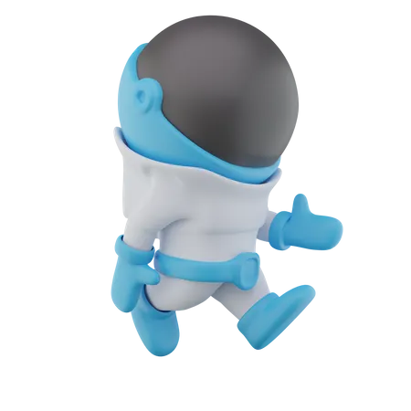 Astronauta caminando  3D Icon