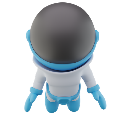 Astronauta voador  3D Icon