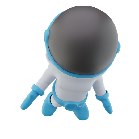 Astronauta volador  3D Icon