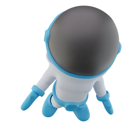 Astronauta volador  3D Icon