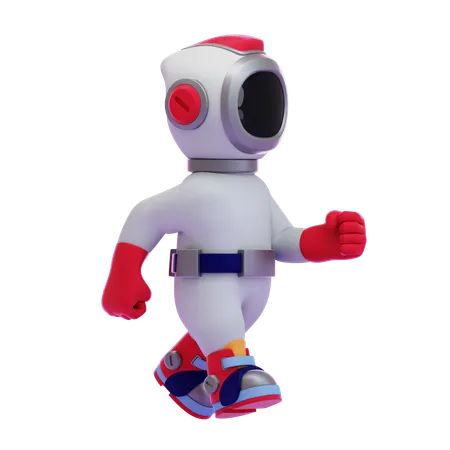 Astronautas caminhando  3D Icon