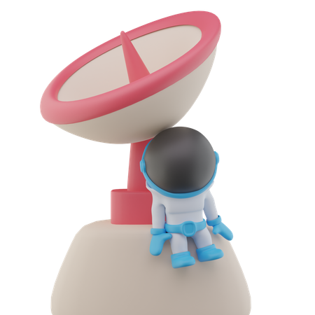 Astronaute  3D Icon