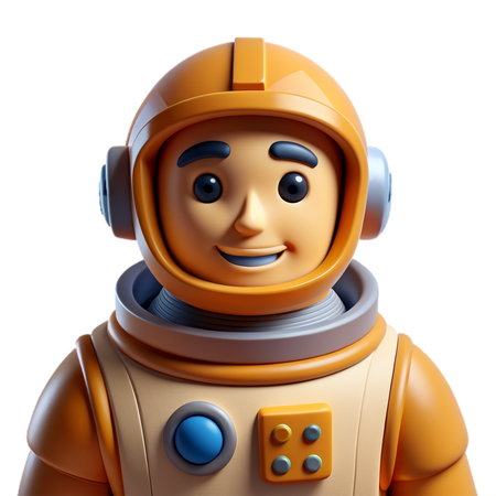 Astronaute  3D Icon