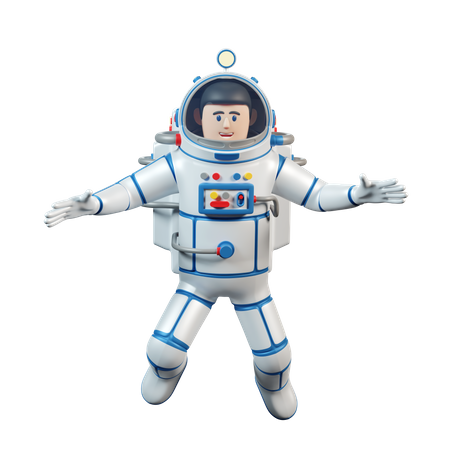 Astronaute  3D Illustration