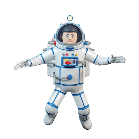 Astronaute  3D Illustration