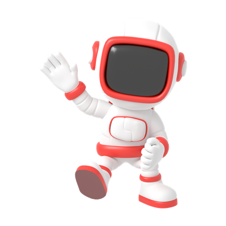 Astronaute  3D Illustration