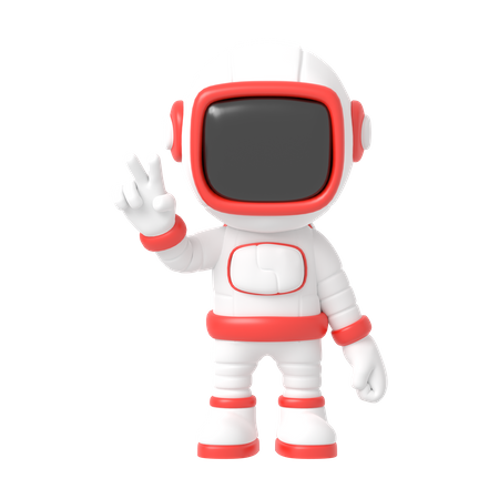 Astronaute  3D Illustration