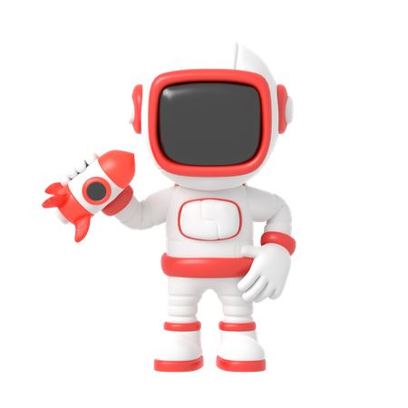 Astronaute  3D Illustration