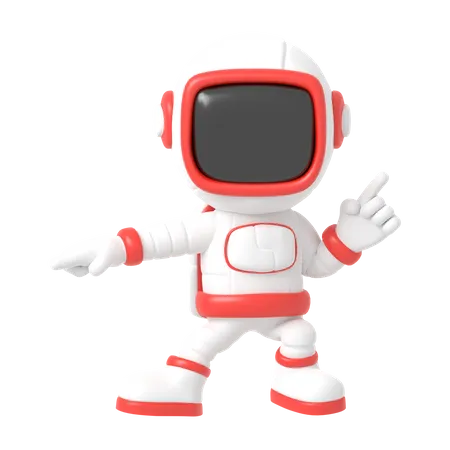 Astronaute  3D Illustration