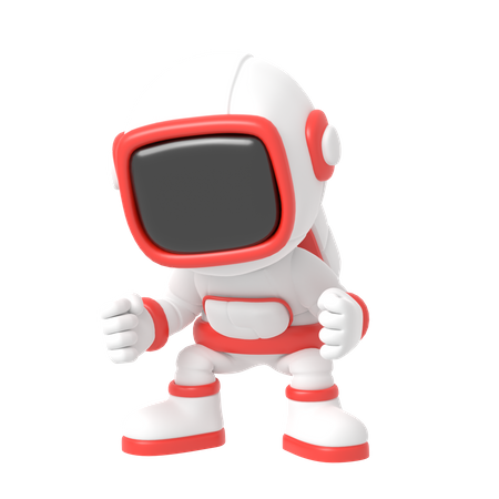 Astronaute  3D Illustration